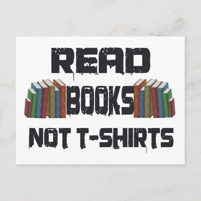 Postal Leer libros (Anverso)