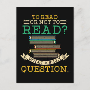 Postal Leer profesor - Leer o no leer