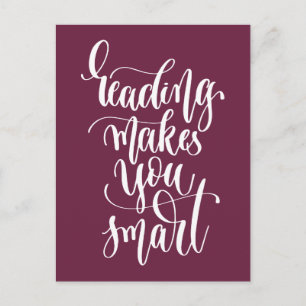 Postal Leer te hace más inteligente