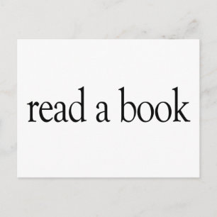 Postal Leer un libro
