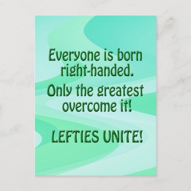 Postal Lefties Unite (Anverso)