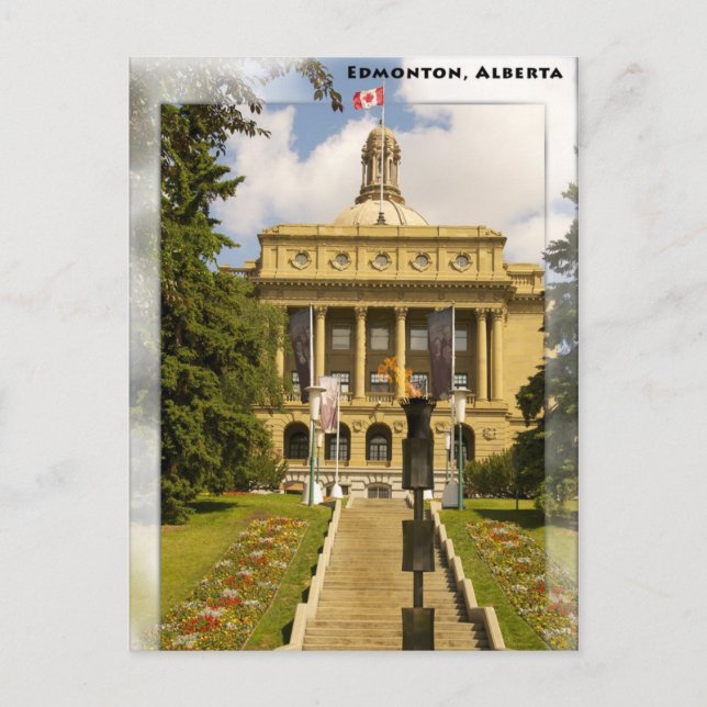Postal legislativa Edmonton Alberta (Anverso)