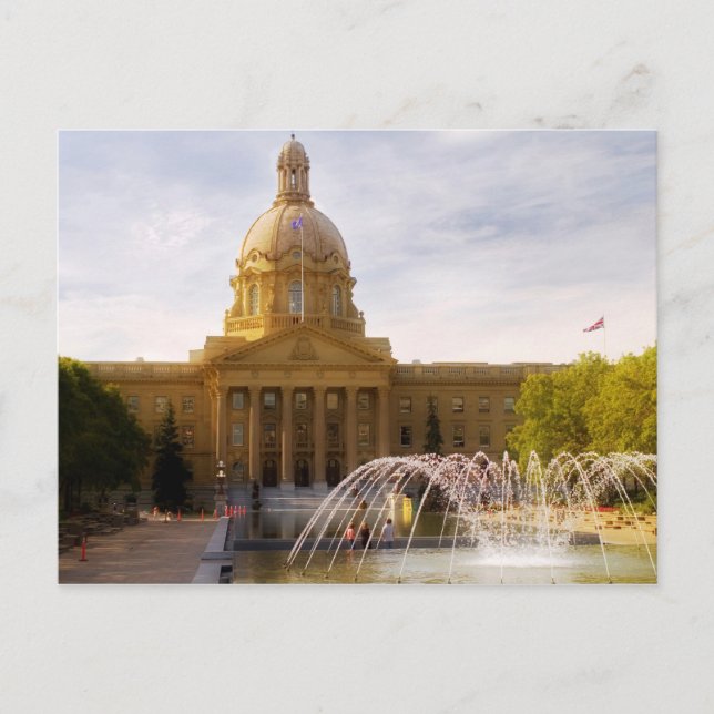 Postal Legislatura de Alberta (Anverso)