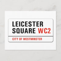 Leicester Square, Rótulo de London Street