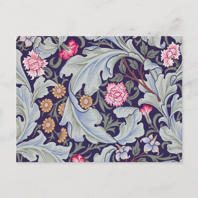 Postal Leicester, William Morris (Anverso)