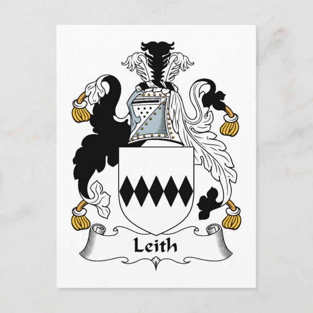 Postal Leith Family Crest (Anverso)