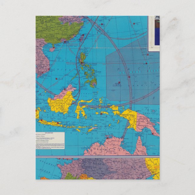 Postal Lejano Oriente, zona mediterránea (Anverso)