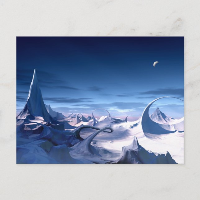 Postal Lejos detrás de los cielos (Anverso)