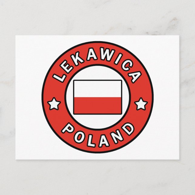 Postal Lekawica Polonia (Anverso)