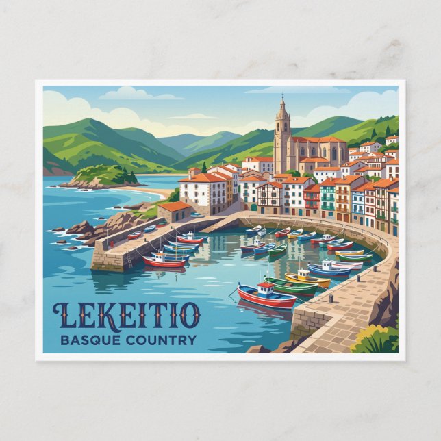 Postal Lekeitio España (Anverso)