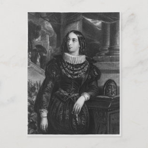 Postal Lelia, ilustracion de "Lelia" por George Sand