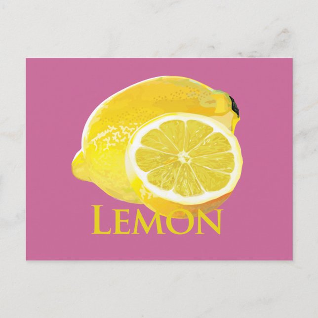 Postal Lemon Citrus (Anverso)