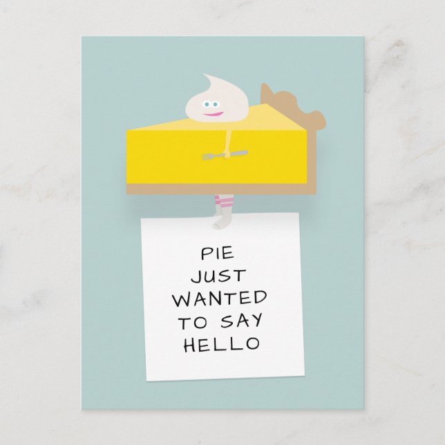 Postal Lemon Pie Hello (Anverso)