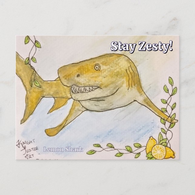 Postal Lemon Shark (Anverso)