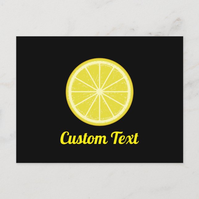 Postal Lemon Slice (Anverso)