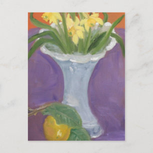 POSTAL LEMON Y DAFFODILS