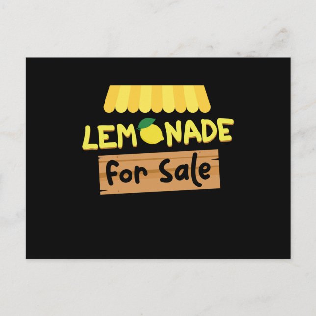 Postal Lemonade For Sale Lemonade (Anverso)