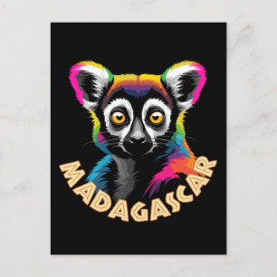 Postal Lemur De Madagascar