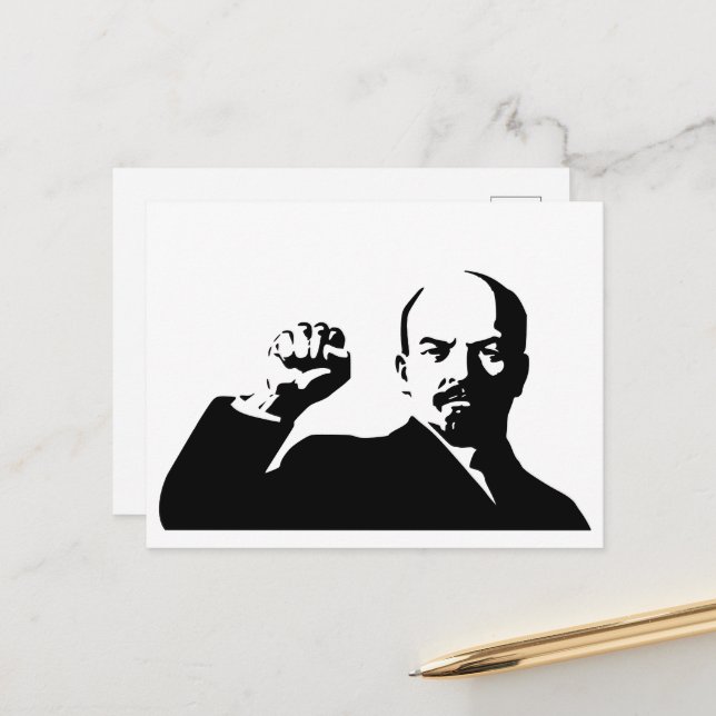 Postal Lenin, URSS, CCCP, Unión Soviética, Comunismo (Anverso/Reverso In Situ)
