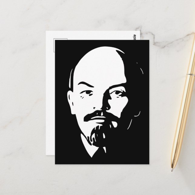 Postal Lenin, URSS, CCCP, Unión Soviética, comunismo (Anverso/Reverso In Situ)