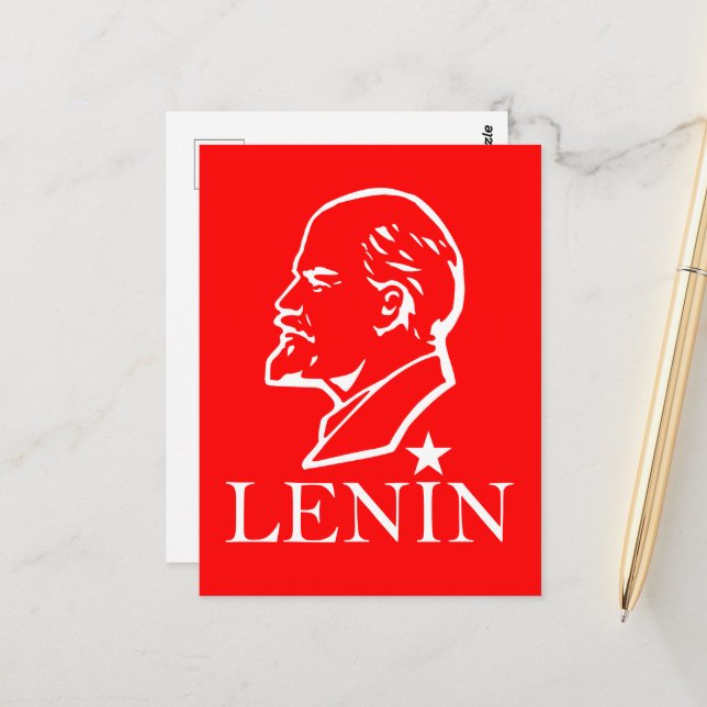 Postal Lenin, URSS, CCCP, Unión Soviética, Comunismo (Anverso/Reverso In Situ)