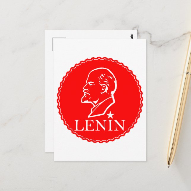 Postal Lenin, URSS, CCCP, Unión Soviética, Comunismo (Anverso/Reverso In Situ)
