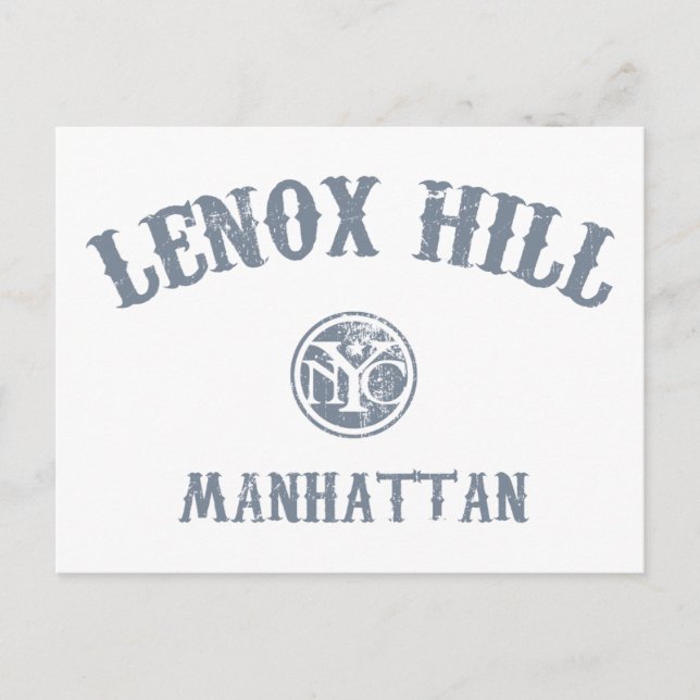 Postal Lenox Hill (Anverso)