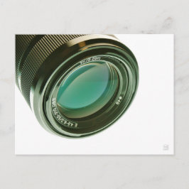 Postal Lens van een fotocamera, een scherpe blik.