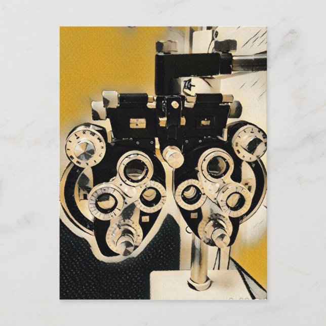 Postal Lentes de optometristas modernos de Guay (Anverso)