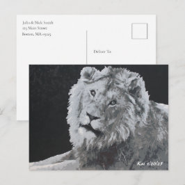 Postal Leo, León Africano, Animal