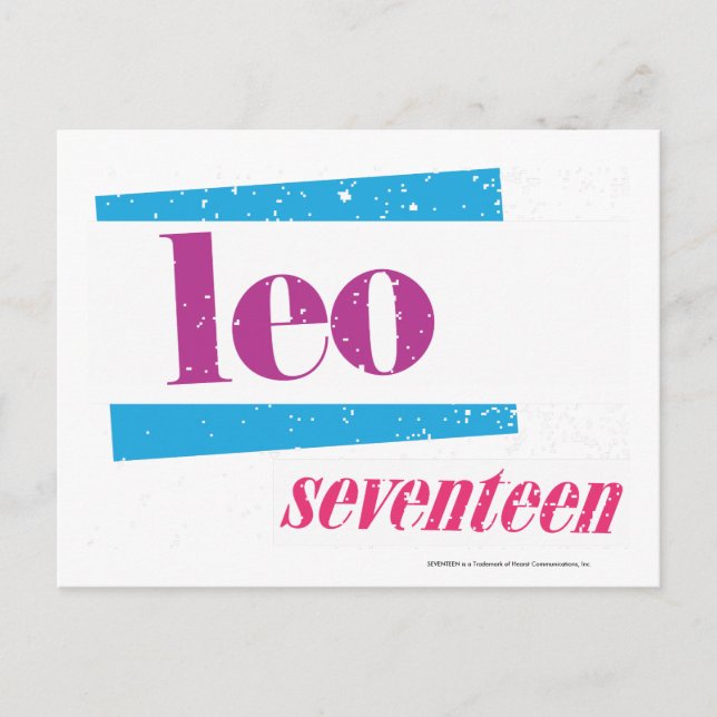 Postal Leo Purple (Anverso)