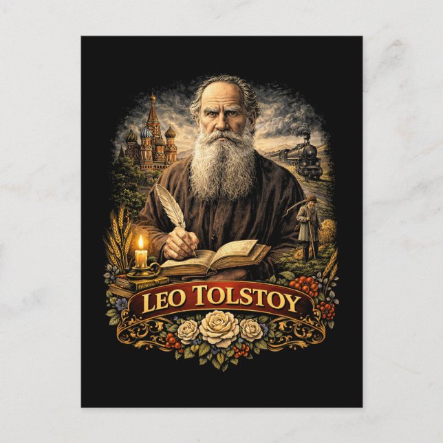Postal Leo Tolstoy (Anverso)
