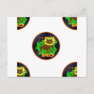 Postal leo zodiac