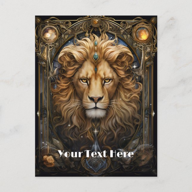 Postal León (Anverso)