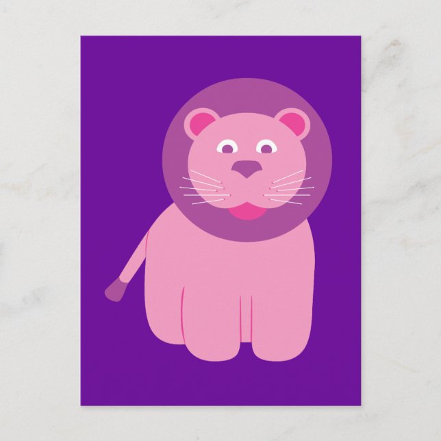 Postal León Adorable (Anverso)