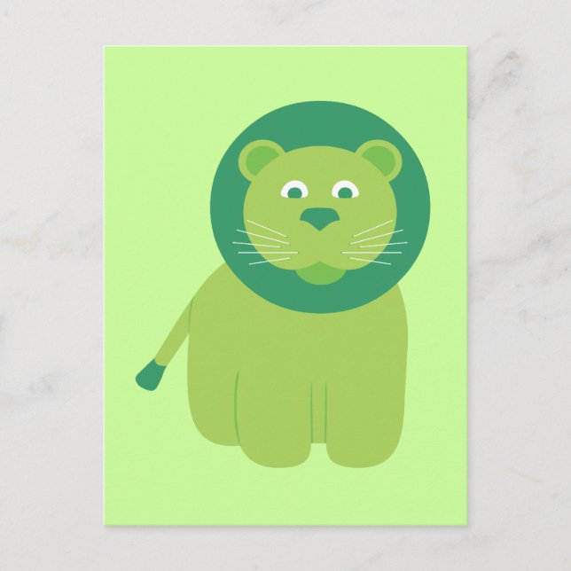 Postal León Adorable (Anverso)