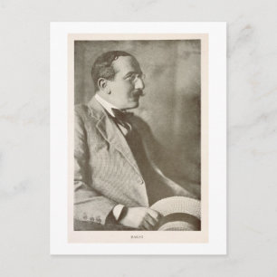 Postal Leon Bakst (1866-1924), pintor ruso, retrato