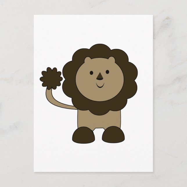 Postal León Cute (Anverso)