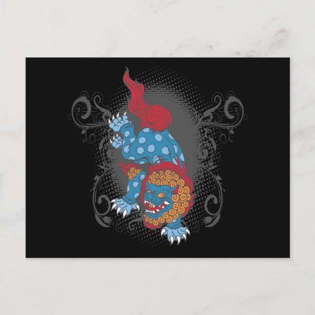 Postal León de Buda (Anverso)