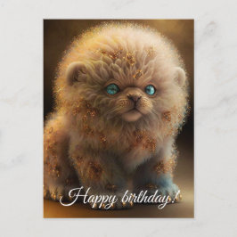 Postal León de Cachorro de Glamour.