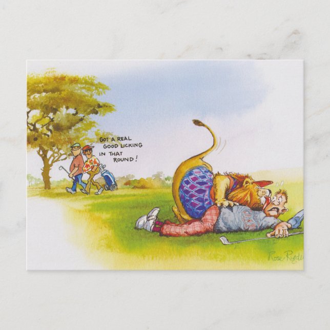 Postal León de chuchería (Anverso)