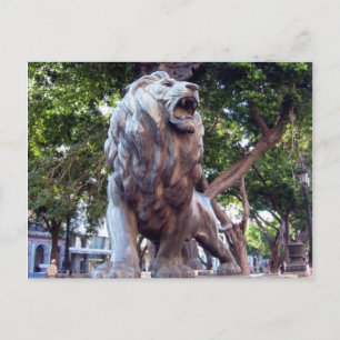 Postal león de havana