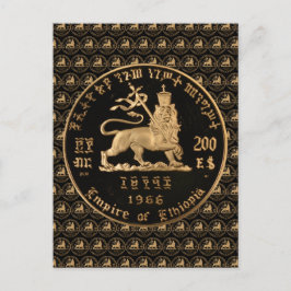 Postal León de Judá - Imperio de Etiopía - Postcard