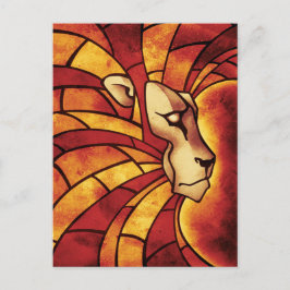 Postal León de Judá - Jah Rastafari - Postcard