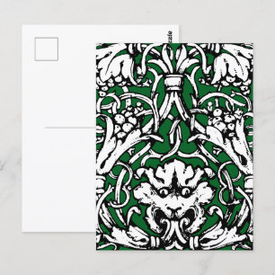 Postal León de Knotwork de principios del siglo XX