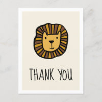 León de la jungla más pequeña Ducha bebé Gracias