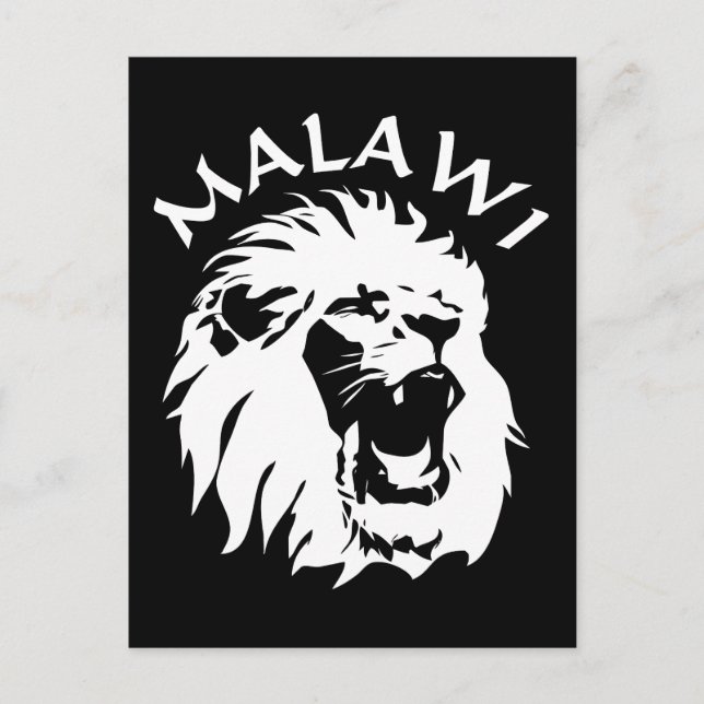 Postal León de Malawi (Anverso)