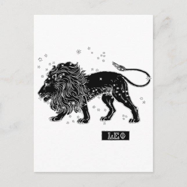 Postal León de Vintage (Anverso)