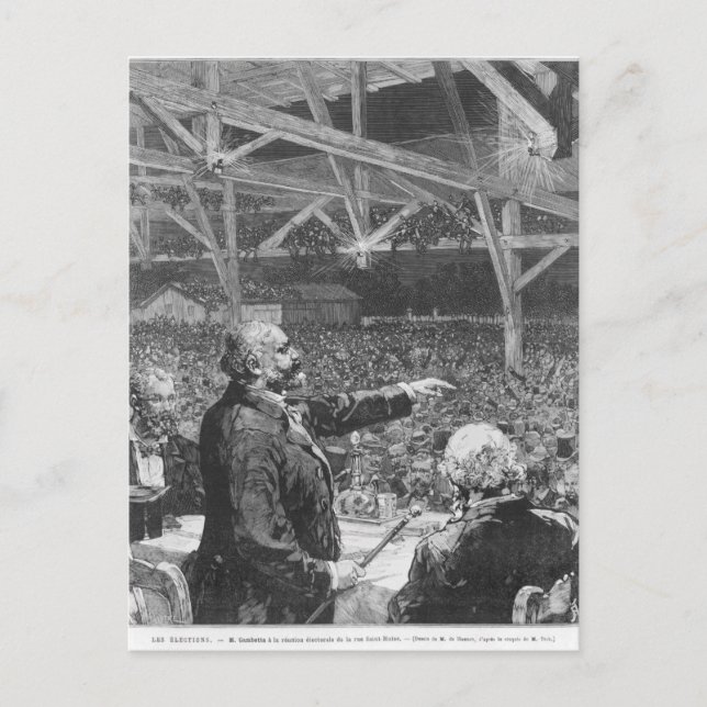 Postal Leon Gambetta 2 (Anverso)