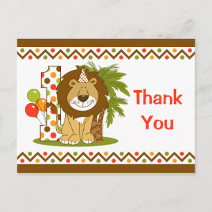 Postal León lindo 1 cumpleaños